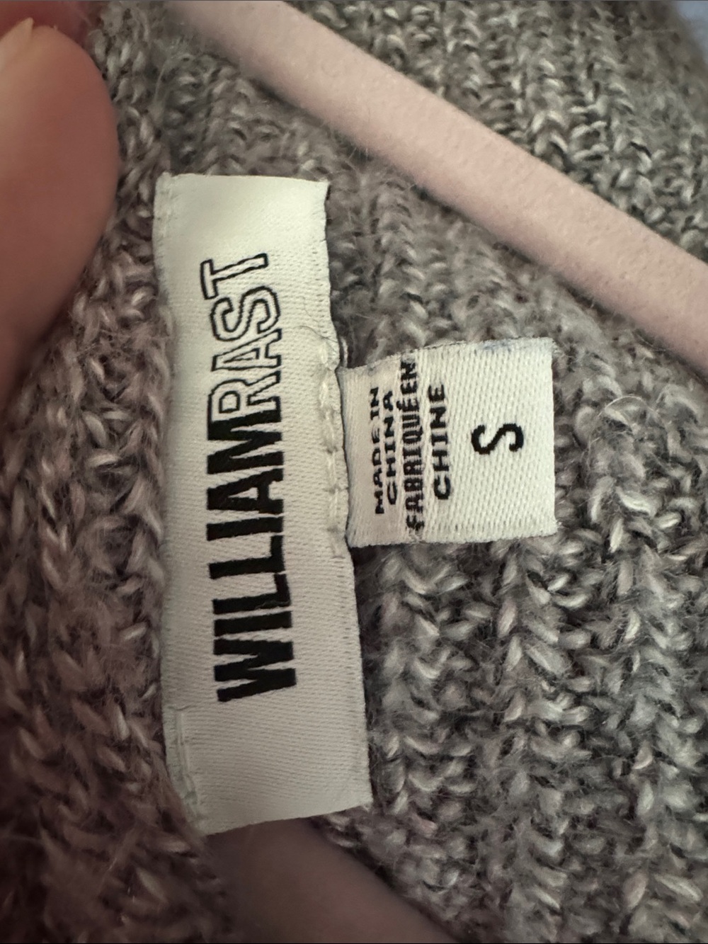 William Rast Pastel Gradient V-Neck Knit Sweater - Picture 2 of 2